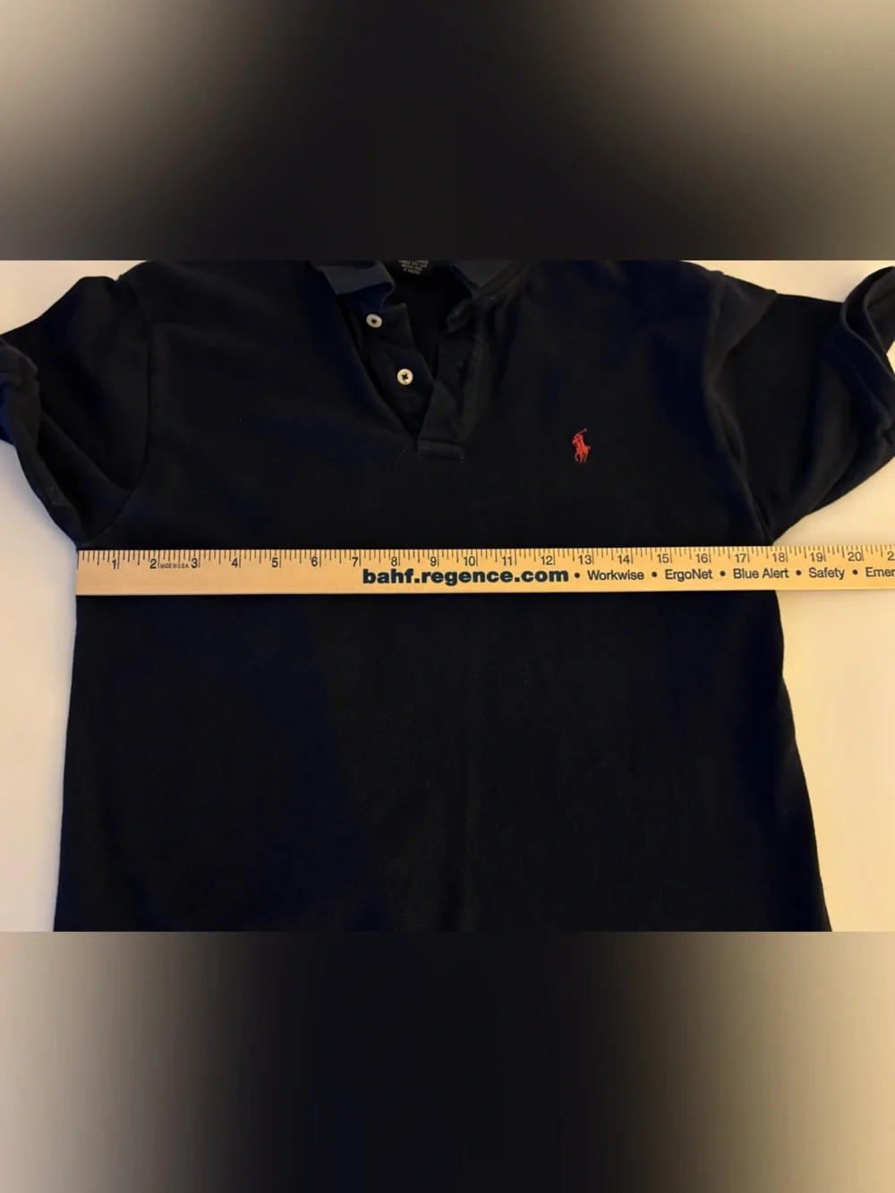 Ralph Lauren Men's Dark Navy Polo with Red Pony Logo